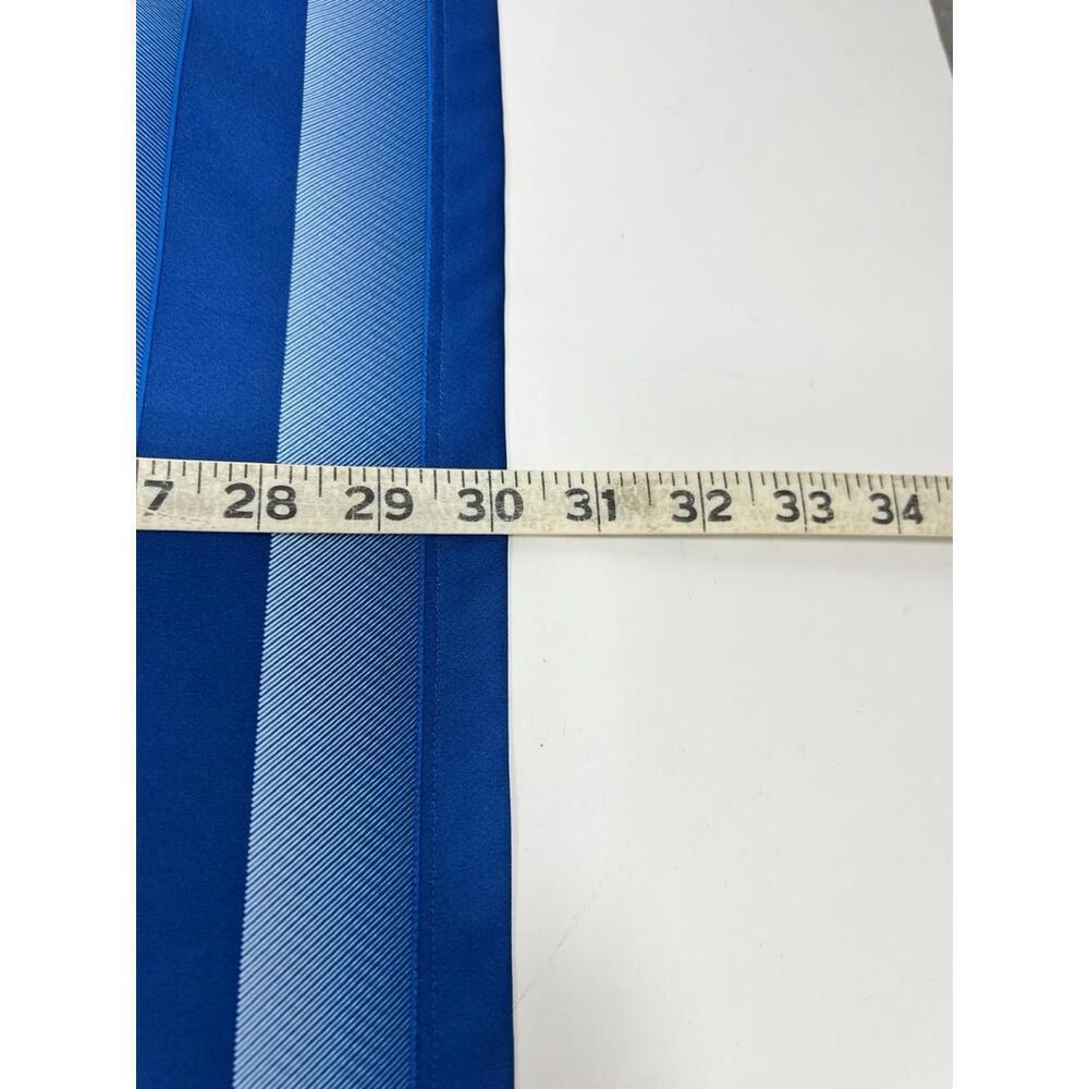 Adidas Golf Polo Shirt Men’s Large Performance Blue Stripe Lightweight - Picture 7 of 7